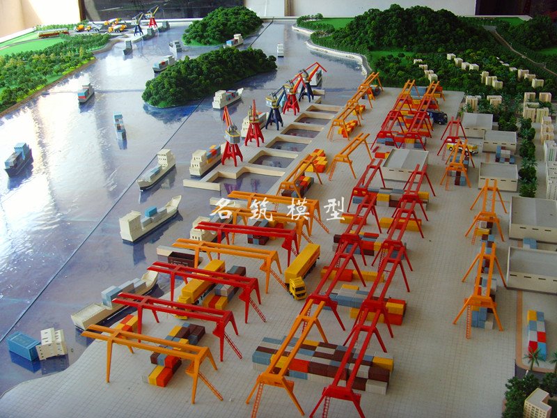 蕪湖科技館-蕪湖港模型